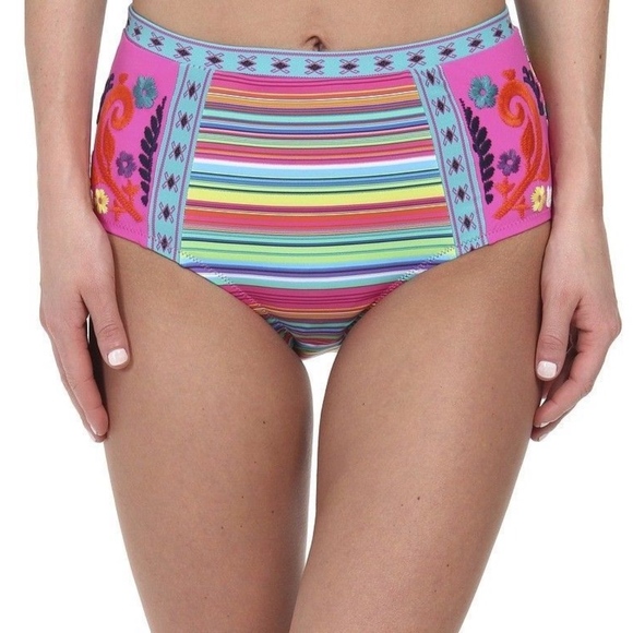 Nanette Lepore Other - Nanette Lepore Bikini Bottom Embroidered XS NWT